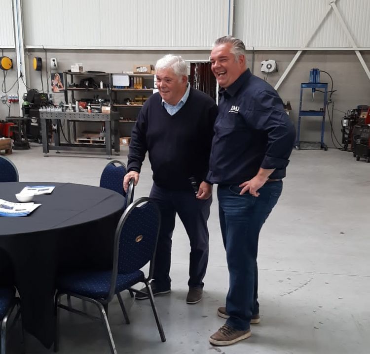 Charles en Wilfried Schrauwen van het gelijknamige mechanisatie bedrijf