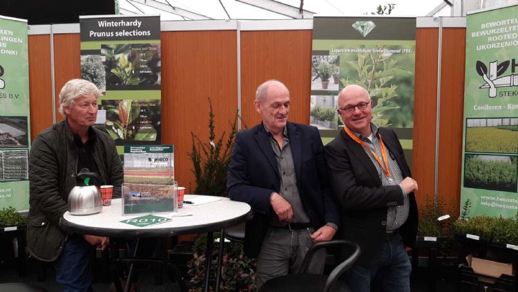 Huub op de foto met Kees de Jong, Heco stekcultures, tevens een van de grondleggers van Breederplants Huub op de foto met Kees de Jong, Heco stekcultures, tevens een van de grondleggers van Breederplants