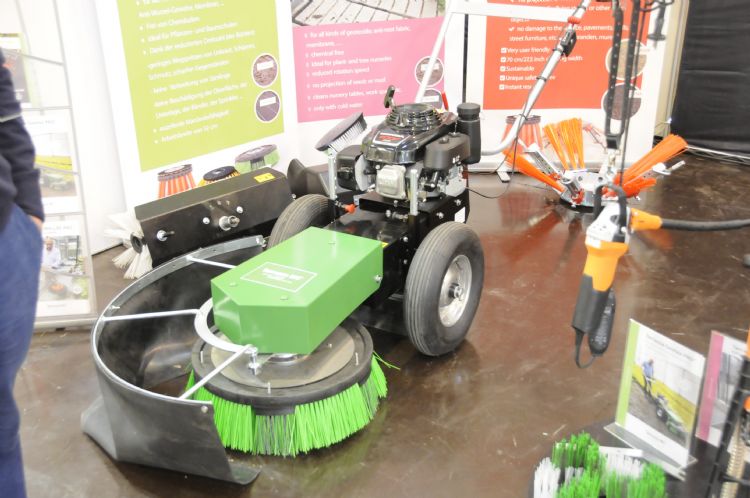 Terrazza-borstelmachine voor containervelden Terrazza-borstelmachine voor containervelden