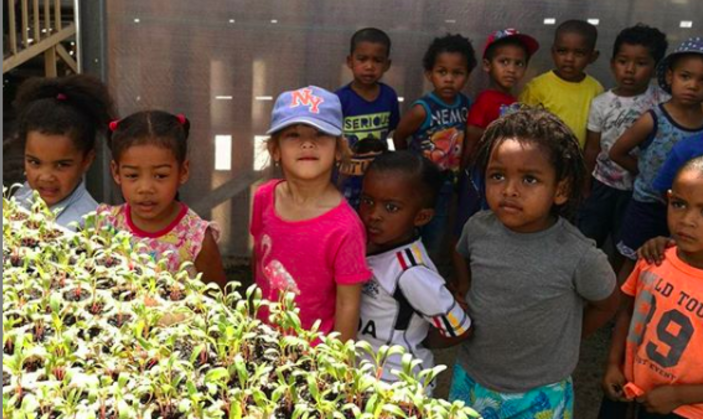 De kinderopvang in Kaapstad