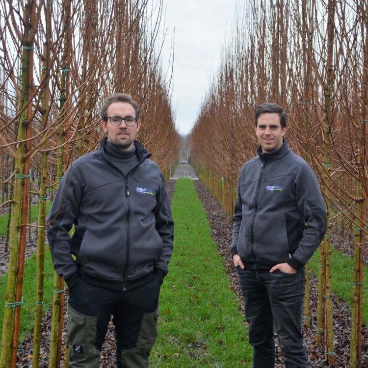 Initiatiefnemers Marten Willemsen (l) en Michiel Klaassen