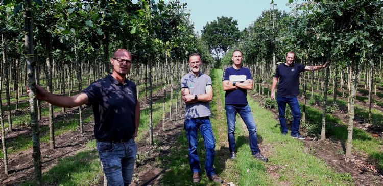 Van links naar rechts: Ben van der Meijden, Simon van Houwelingen, Rob Verkoelen en Jesper Tas 