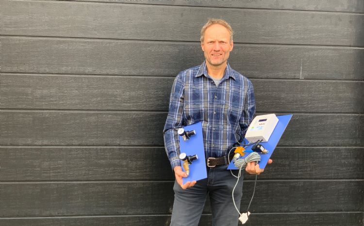 Adriaan van de Ven is altijd bereid belangstellenden uitleg te geven.