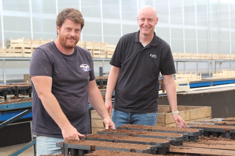 Patrick Winkelman (Lensli) en Niels Goossens (links)
