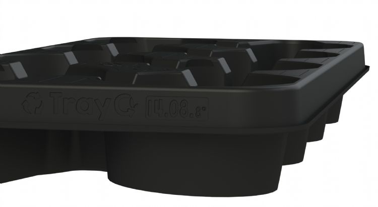 Pristine tray met TrayC