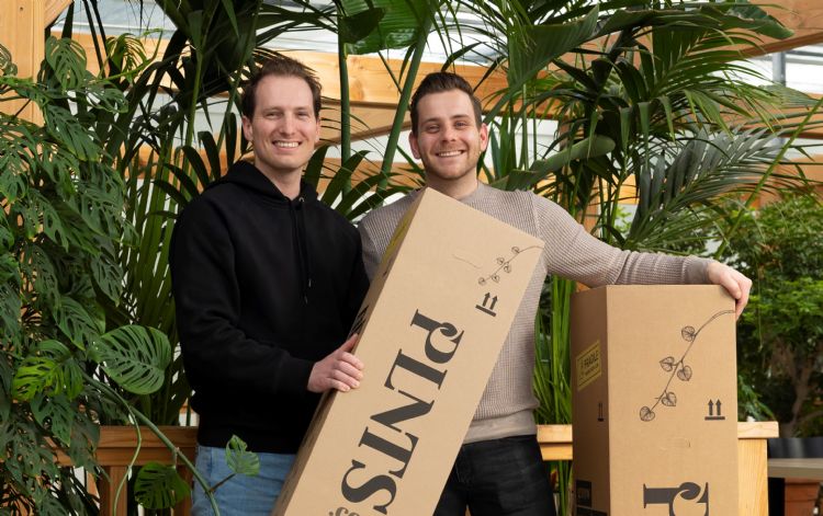 Jesse Mostert (links) van PLNTS en Harm van Dalen van Herbie