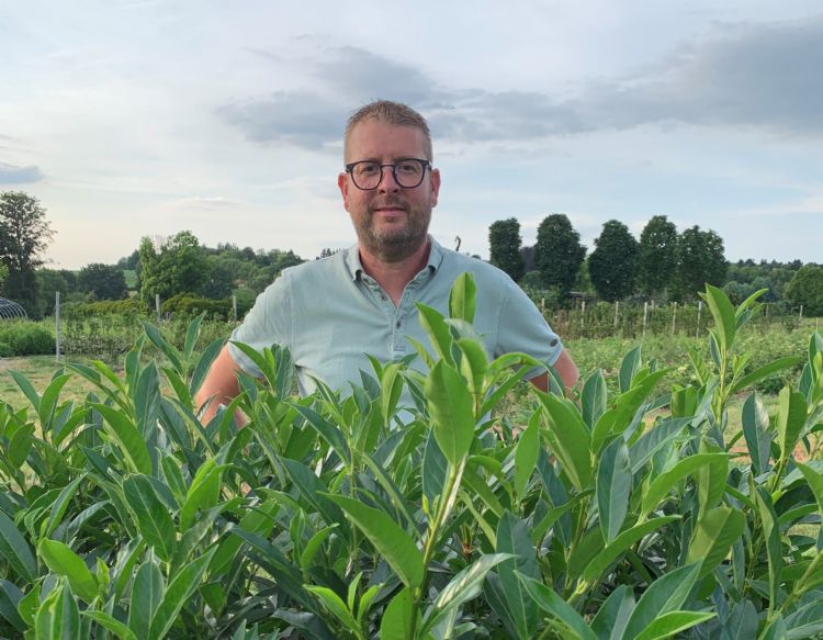 Guido Rouwette met op de voorgrond de Otto Supreme