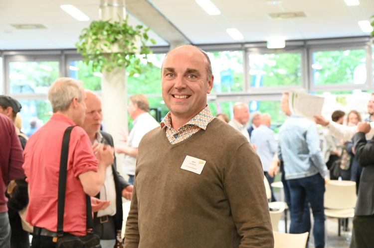 Djorn Noordman tijdens de Boominfodag in mei 2023
