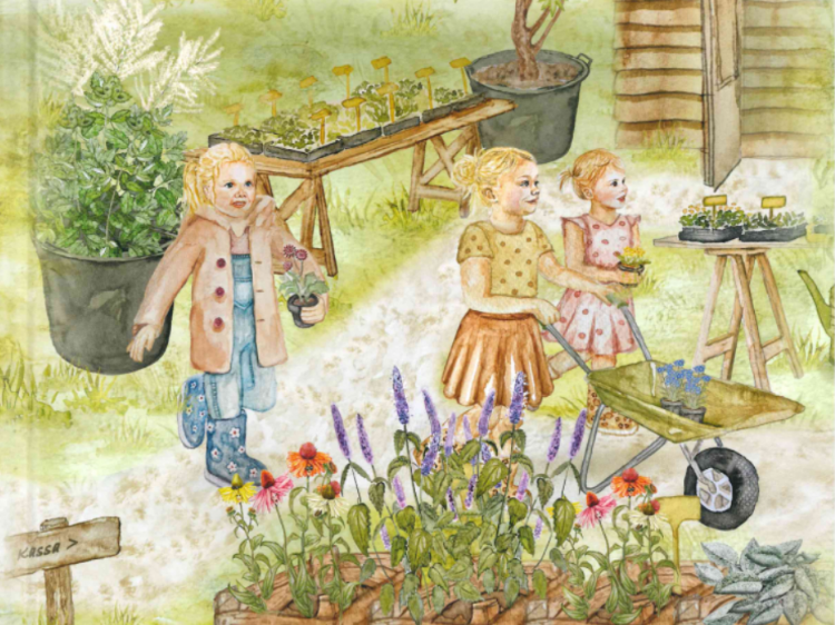 Coverillustratie van het kinderboek 'Hoor jij ze ook ...?' van Perennial Power