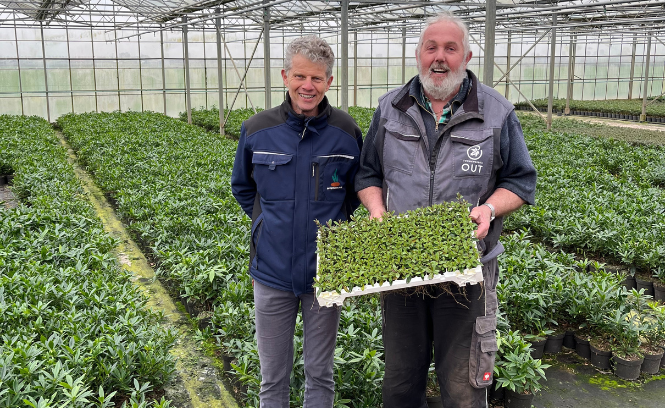 Martin Vermeer (l.) en Kees Out