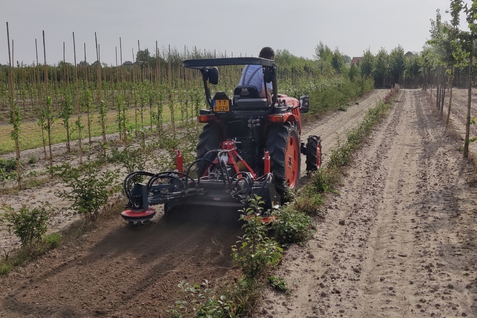 De WEEDELETE in actie bij Boomkwekerij Het Binnen