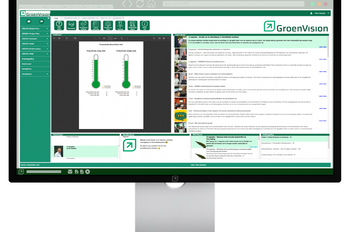 Groenveld Monitor Code Generator GroenVision 3.0: Mooier. Slimmer. Beter.