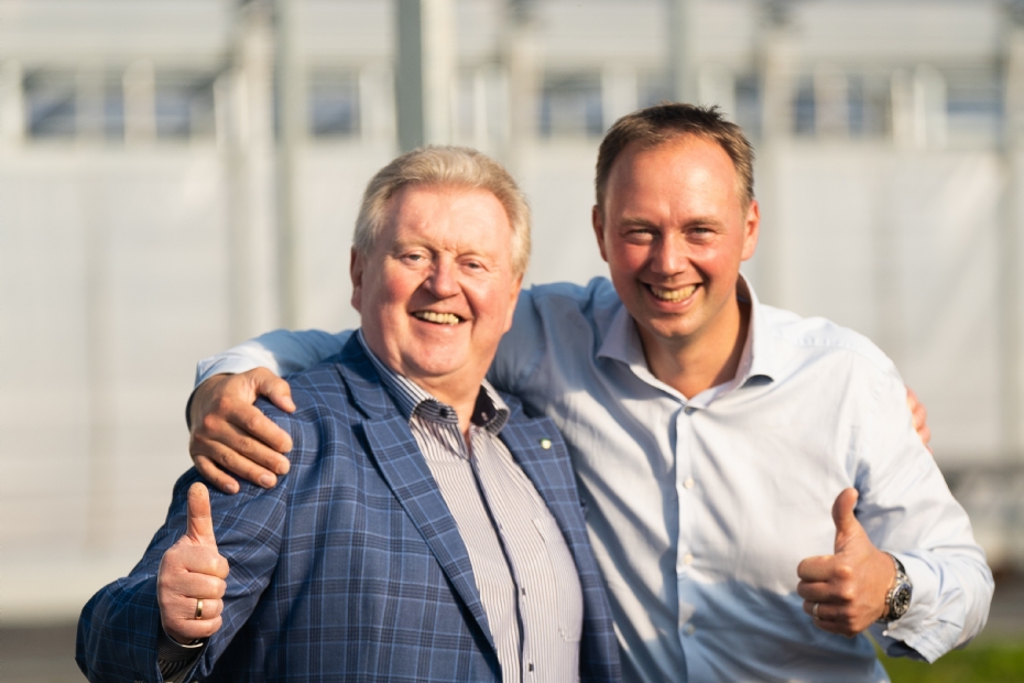 Günter (links) en Christian Kordes