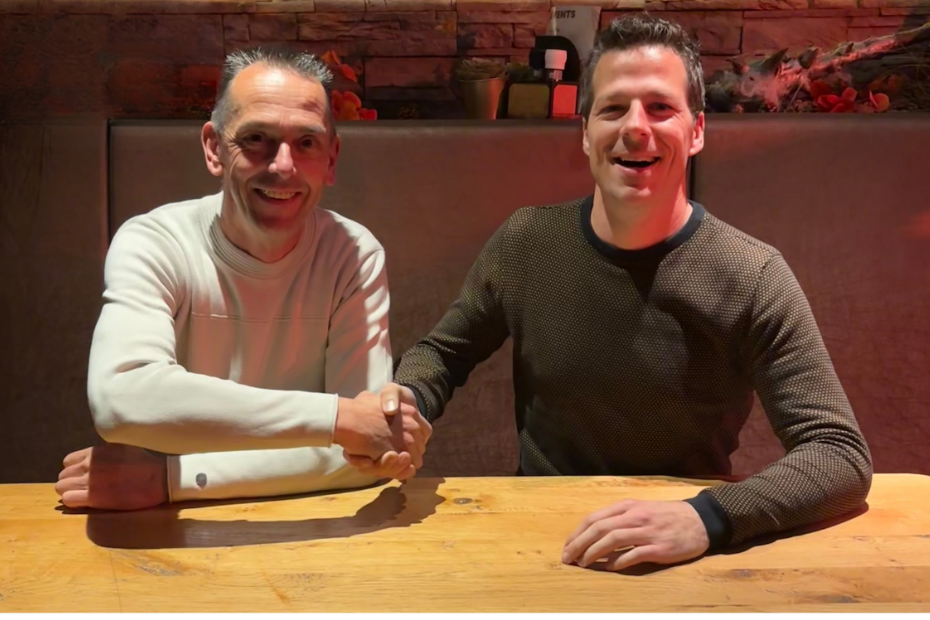 Marco van Hassel (links) en Arjan Kuppens