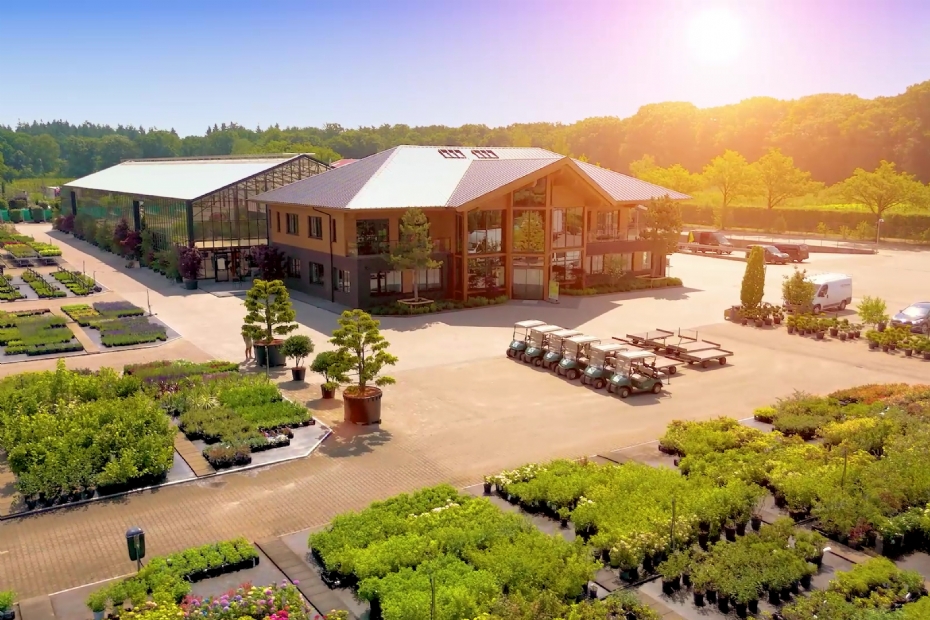 Het nieuwe kantoorpand van Menkehorst Kwekerijen