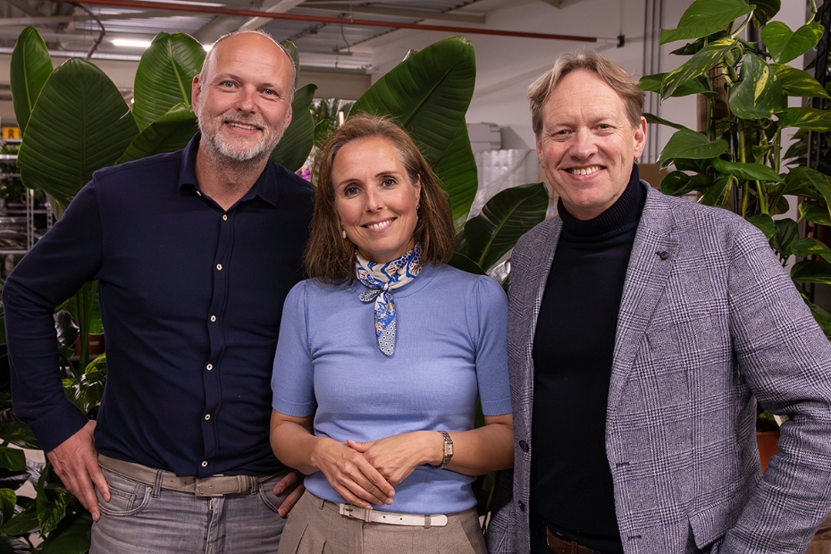 Xander van Reisen (l), Leonie de Brabander-Van Reisen en Hendrico de Brabander (r)