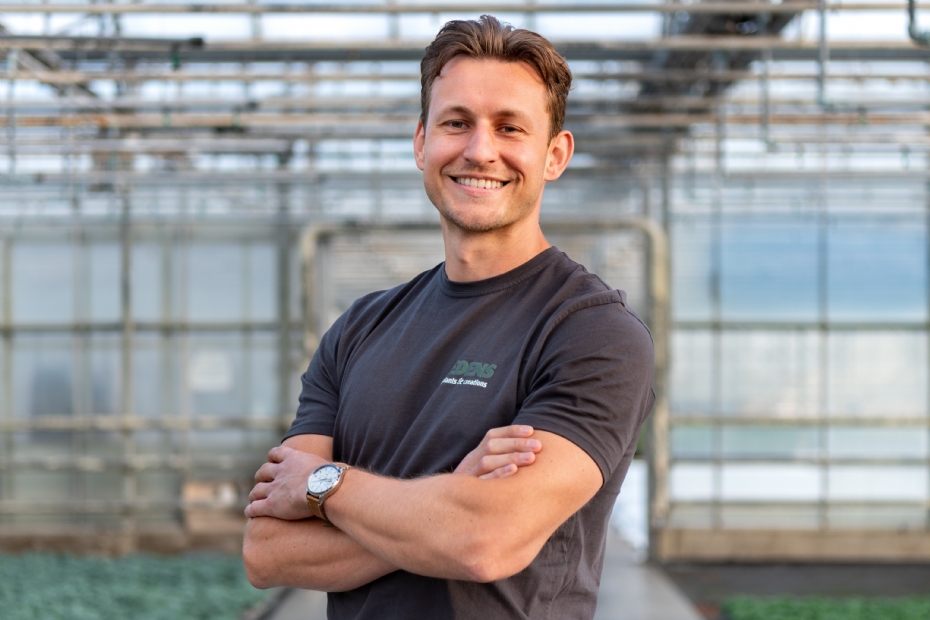 Jesse Rietberg, derde generatie bij Edens Plants & Creations: 'Een langlopende relatie is belangrijk'