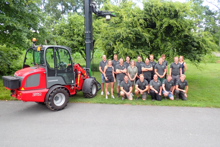 Het team van Overbeek Bomen