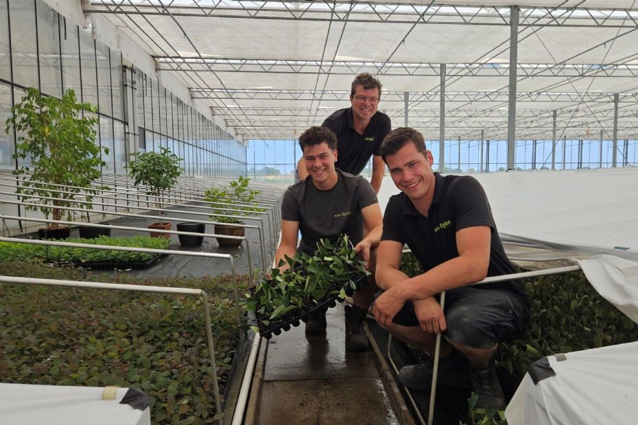 V.l.n.r.: Roy, Alexander en Arish van Oploo