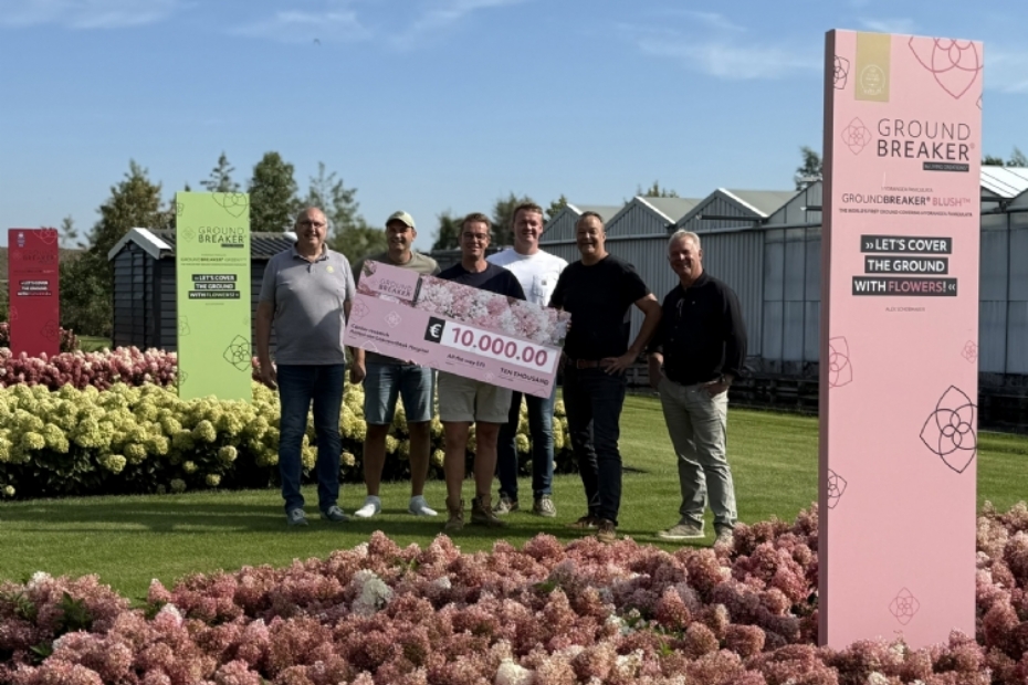 Groundbreaker-kwekers halen 17.500 euro op voor kankeronderzoek